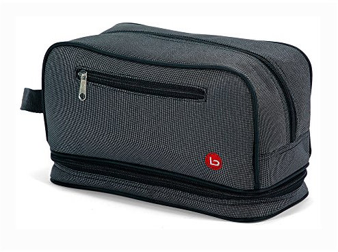 Benzi , Kulturtasche Grau/Schwarz