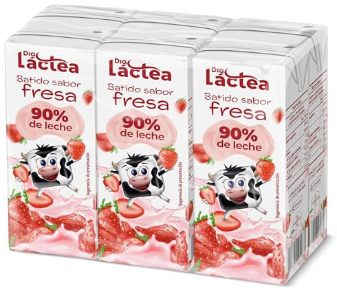 DIA batido fresa pack 6 unidades 200 ml