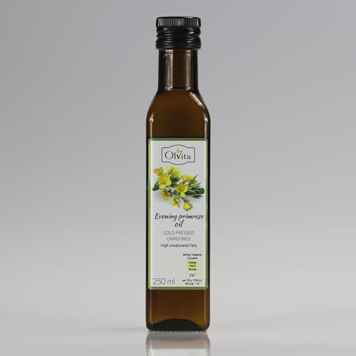 Nattljusolja, kallpressad, oraffinerad 250ml OLVITA