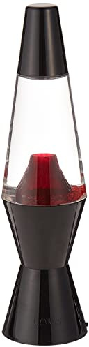 Lava 7103 - Mini lampada a forma di vulcano, 25,4 cm, in plastica, colore: bianco, arancione e rosso