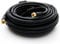 Premium X 12,5m BASIC-LINE SAT TV Antennenkabel F-Anschlusskabel Koaxial-Kabel mit Mantelstromfilter HDTV 4K - Schwarz