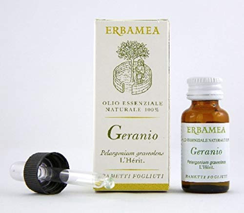 GERANIO Olio essenziale alimentare 10 ml - Acne, eczema, scottature, ulcerazioni