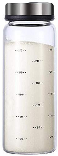 XiaoShenLu Salières et poivrières en verre avec trous de coulée réglables, 300 ml