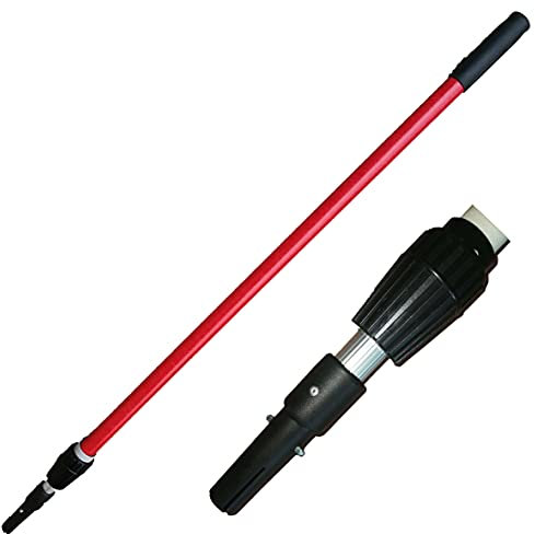 Profi super stark Teleskopstange für Profi Flächenspachtel, für Farbroller stange, Teleskopstiel 120-220 cm Adapter, Handgriff, höchste Qualität CT01