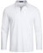 Enlision Mens Long Sleeve Polo Shirts White Polo Shirt Casual Golf t-Shirts Cotton Tops XL