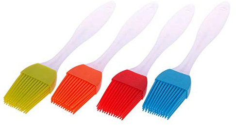 SpirWoRchlan Silicone Baking Cake Pastry Bread Bakeware Oil Roast Cream Utensil Basting Brush Kitchen Tools & Gadgets Birthday Chirstmas Thanksgiving Valentine's Day Gifts (Random Color)