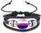 bangyao LGBTQ Zubehör Stolz Armband mit Geschenkbox, Transgender Sachen Bisexuelle Gay Lesbische Geschenke für Paar Männer Frauen Teen Valentinstag 01