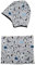 Mütze Beanie mit Ohrenschutz Loop Polarfreunde Eisbär Wal Pinguin Robbe handmade Übergangszeit Winter (nur Mütze KU 46-48 cm, Mütze ohne Bändchen zum zubinden, Jersey Futter (Übergang))