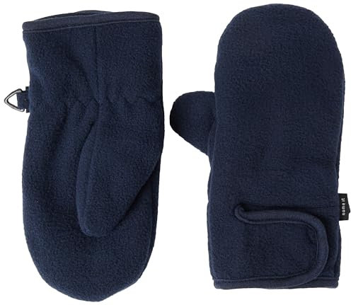 NAME IT Unisex NMNMAR Fleece Mitten 7FO Handschuhe, Dark Sapphire, 6