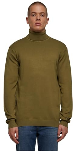 Urban Classics Herren Sweatshirt Knitted Turtleneck Sweater tiniolive L