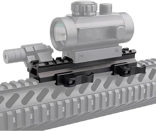 HOUSON Picatinny-Schiene Adapter, Picatinny Schiene Adapter 20 mm auf 20 mm Tactical Scope Extend Mount Adapter QC18