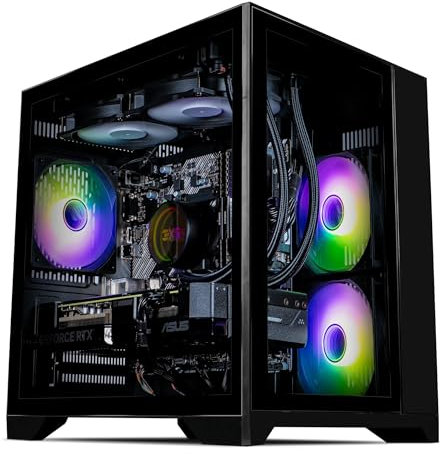 SCAN Aurum Liquid Cooled Gaming PC | RTX 4060 8GB | Ryzen 7 5700X 8-Core | 32GB RAM | 1TB M.2 SSD | Dynamic RGB Lighting | WiFi | Streaming Ready | Windows 11