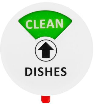 Rumyve Dishwashers Soft Magnets Clean Dirty Signs,Double-sided Powerful Kitchen Flip Indicators,Run Clean and Dirt Options on All Dishwashers