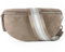 lePelou Bauchtasche aus Veloursleder, Wildleder Bauchtasche, Festival Tasche, Cross Body Tasche, Gürteltasche, Geschenk (Taupe 5, M)