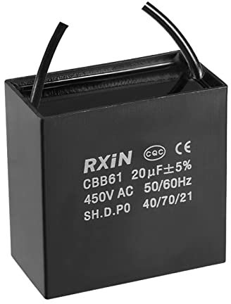 Deckenventilatorkondensator CBB61, Kondensator metallisierter Polypropylenfolie, ideal for Ventilatoren, Pumpen, Motoren, die laufen