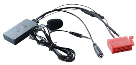 Aqxylzx Auto Drahtlose Bluetooth-kompatibel Empfänger Aux Media Bluetooth 5,0 Musik-Player Audio Kabel Adapter for W124 W140 W202