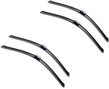 Autowischer Für Skoda Für Octavia 1Z A5 2004-2013 Wischerblätter, Scheibenwischer Aus Weichem Gummi, Auto-Windschutzscheibe, 24Zoll + 19Zoll(4 PCS)