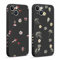 Pnakqil 2 Pezzi Cover per Apple iPhone 14 6,1, Fiore Lindo Patrón Custodia Motivo Aesthetic Disegno Morbida Silicone Cellulare Protection Case per Donne, 15