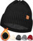 SUTIYO Beanie Mütze Damen mit Fleecefutter Herren Wintermütze Warme Strickmütze Thermo Wollmütze Frauen Mützen (DE/NL/SE/PL, Alphanumerisch, Einheitsgröße, Einheitsgröße, Schwarz)