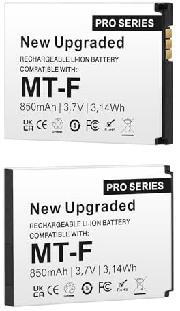 850mAh 2025 Neue Aktualisierte Version Akku für AVM Fritz!Fon Modell MT-F / C5/ C4/ M2 / 312BAT006/ 312BAT016 Telefon Ersatz Wiederaufladbare Li-Ion Akku (2, MT-F)