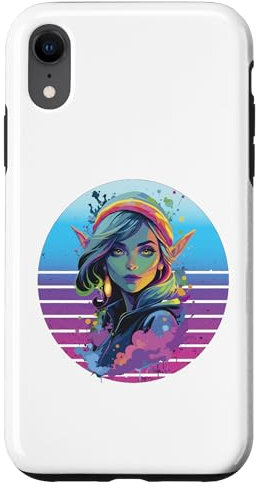 iPhone XR Elf woman headband pointed ears fantasy mystical dreamlike Case