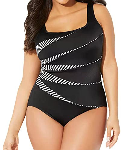 Maillot De Bain Gainant Maillot'de Femme Ronde Tankini Shorty Ventre Plat Transbronzant Grande Taille Maillots Amincissant Tankinis Push Up Rembourré 52 54 56 Robe Une Pièce Grossesse Ete Regle