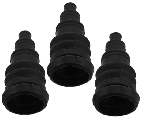 KOMBIUDA 3stücke Gummitülle Aus Gummimaterial Für Kabeldurchführungen Hitzebeständige Kabeltüllen-kit Mit Verschiedenen Gummi-lochstopfen Für Autozubehör Und Kabelbündel