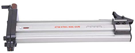 Eacam ST38 Manual Nail Gun,Manual Nailer, Nail Gun, Hand Operated Nailer, with High Strength Aluminum Alloy, Tungsten Steel, No Air Pump Needed, for Engineering, Home