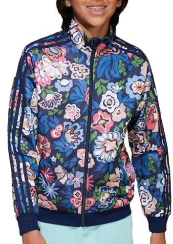 adidas Jacke mit Aufdruck für Kinder, Blau