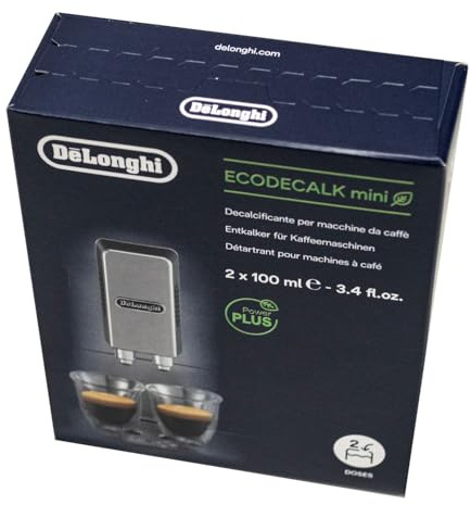JPshop - Decalcificante Anticalcare Liquido Ecodecalk 100 ml x 2 per macchine da caffé compatibile con DeLonghi