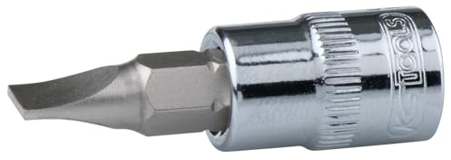 KS Tools 918.3854-E 3/8 Chrome+ Bit-Stecknuss Schlitz,6,5