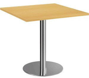 Besprechungstisch 80x80cm Buche/chrom