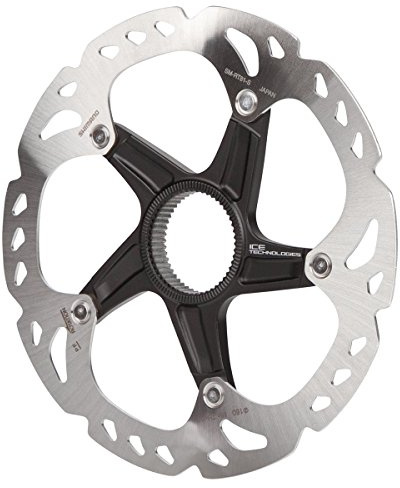 Shimano I-SMRT81SA XT Center-Lock, Rotore 160 mm, Silver, L