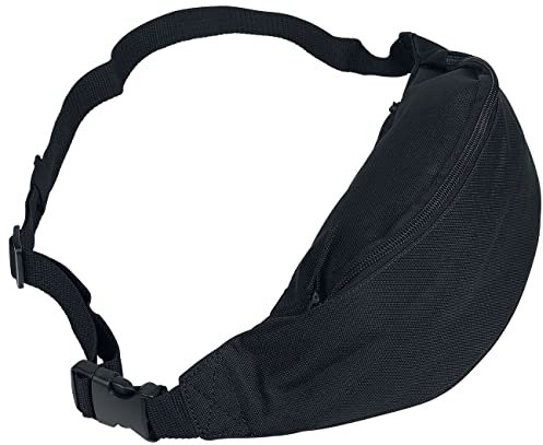 BagBase Belt Bag Unisex Gürteltasche schwarz 100% Polyester Basics, Casual Wear, Festival, Streetwear