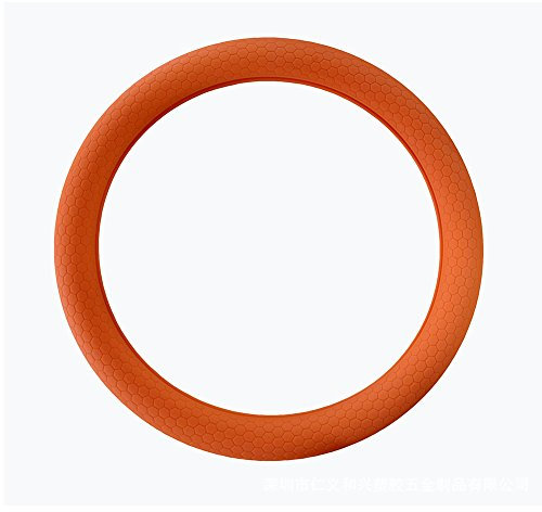XFAY HX-376 Lenkradhülle aus natürlichem Silikon, Orange