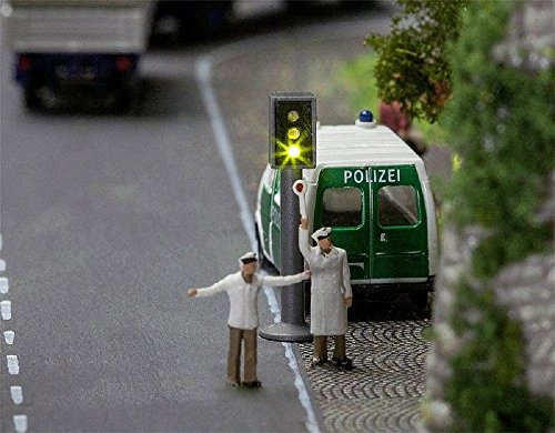 Faller 162060 2 LED Traffic Light with Elec Car System