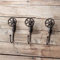 XGMSD Industrial Retro Style Cast Iron Hook Coat Hook Wall Decoration Dressing Room Hook (3 Pack)