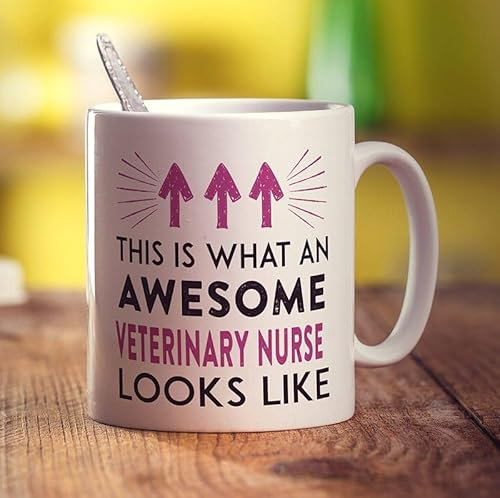 This Is What An Awesome Veterinary Nurse Looks Like Mug - 11oz Ceramic Cup