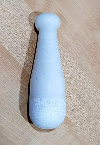 Kleo - Mortero (15,2 cm, compatible con muchos tamaños), color blanco
