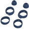 Hemobllo Headset Plug Set of 16 Silicone Ear Tips for Buds/Buds - Dust Protection and Lightweight Design (Blue)