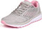 WHITIN Scarpe da Ginnastica Donna Basse Moda Sneakers Trekking Running Traspirante Frau Fitness Sport Scarpe da Jogging Grigio Rosa 38