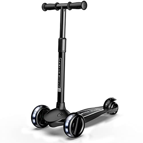 Sawyer Bikes- Verstellbarer 3-Rad-Roller – Kinder 2 bis 8 Jahren (Schwarz)