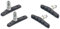 Edge Bremsschuhe V-Brake für Felgenbremse Asymmetrisch mit Gewinde 72 mm 2 Paar