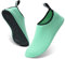 AUXDIQ Chaussures Aquatiques Homme Femme Chaussures de Plage Chaussures de Natation Chaussures d'eau Chaussettes Aqua Vert 44/45 EU