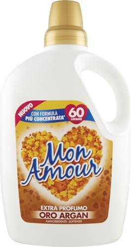 Felce Azzurra Mon Amour Weichspüler Gold Argan, 60 Waschgänge, 3000 ml