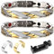DGUSO Magnetarmband 2 Stück Elegante Magnetfeldtherapie Fit Plus Armband Anti-Ermüdungs-Schlankheits-Armbänder Lymphdrainage Ring Therapeutischer Magnetring 2 Stück Abnehmen Verbesserung Durchblutung