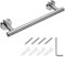Portasciugamani da Parete in Acciaio Inossidabile 304 Finitura Spazzolata Piccolo Portasciugamani per Bagno e Cucina 30cm (Argento Spazzolato)