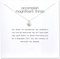ZYAWP Freundschaft Silber Y Sonne Katze Kitty Halskette Viel Glück Elefant Anhänger Kette Ketten mit weißer Message Card Geschenk für Frauen und Schwestern (Silber Sonne 1)
