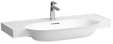 Laufen The New Classic Waschtisch, unterbaufähig, 1 Hahnloch, mit Überlauf, 1000x480mm, H813857, Farbe: Weiß matt