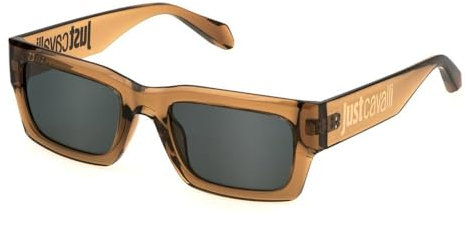 Just Cavalli Unisex Sunglasses SJC039 Shiny Transp.beige 54/21/145 Erwachsene Sonnenbrille